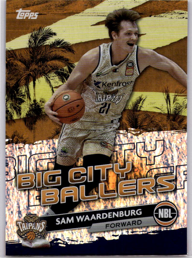 2023-24 Topps NBL #BCB-7 Sam Waardenburg Big City Ballers Opal
