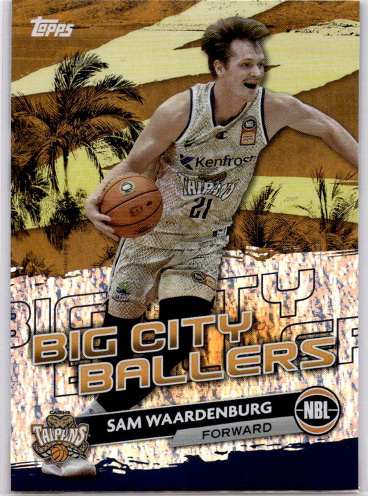 2023-24 Topps NBL #BCB-7 Sam Waardenburg Big City Ballers Opal