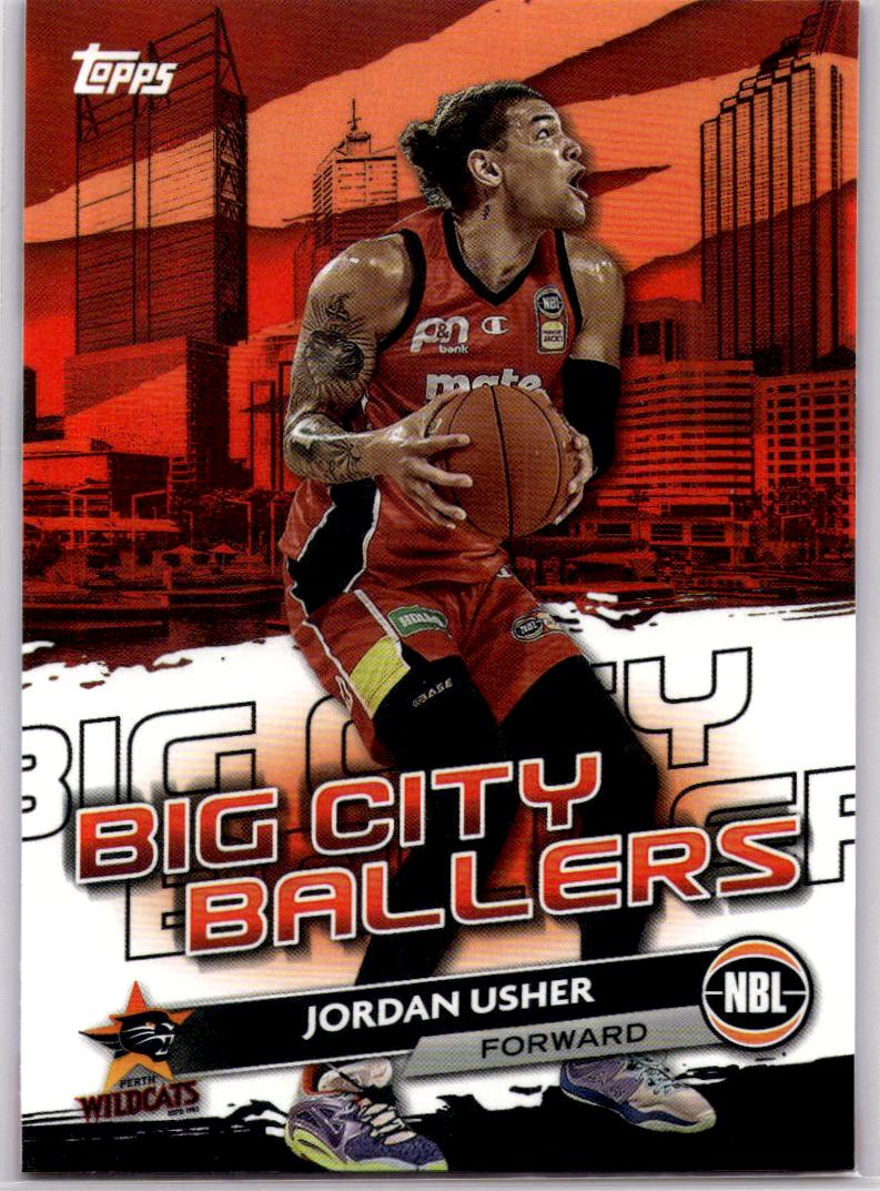 2023-24 Topps NBL #BCB-18 Jordan Usher Big City Ballers