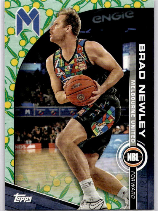 2023-24 Topps NBL #43 Brad Newley Golden Wattle #/175