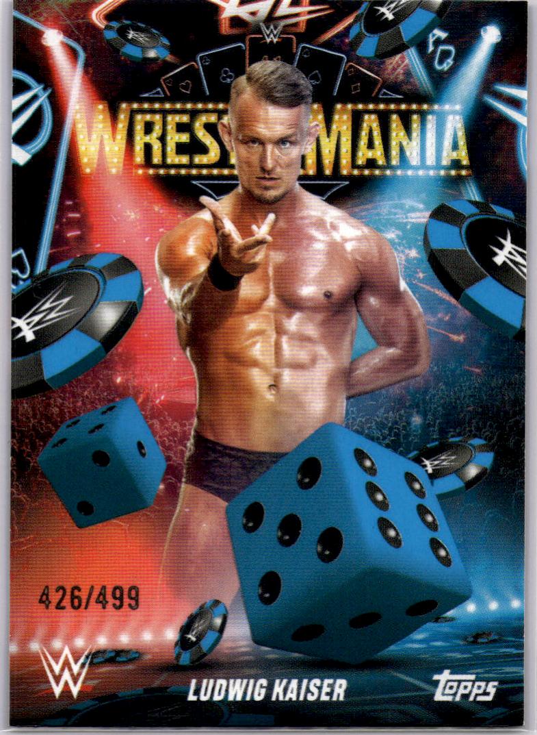2025 Topps WWE WrestleMania 41 Ludwig Kaiser Blue #/499