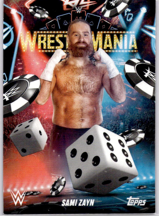 2025 Topps WWE WrestleMania 41 (Las Vegas Exclusive) #WM-35 Sami Zayn