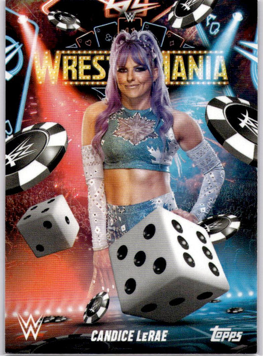 2025 Topps WWE WrestleMania 41 (Las Vegas Exclusive) #WM-3 Candice LeRae