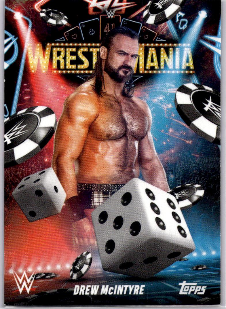 2025 Topps WWE WrestleMania 41 (Las Vegas Exclusive) #WM-28 Drew McIntyre