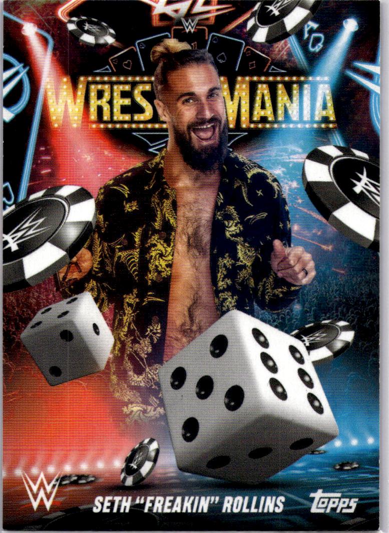 2025 Topps WWE WrestleMania 41 (Las Vegas Exclusive) #WM-22 Seth Rollins