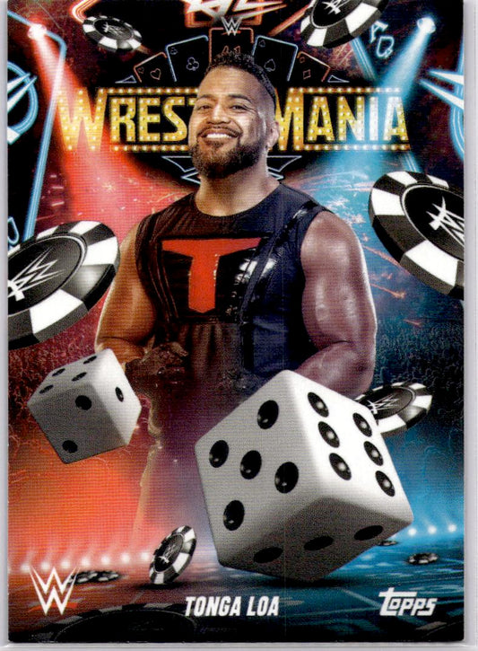 2025 Topps WWE WrestleMania 41 (Las Vegas Exclusive) #WM-1 Tonga Loa