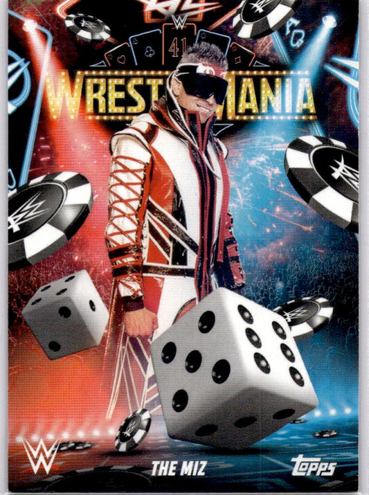 2025 Topps WWE WrestleMania 41 (Las Vegas Exclusive) #WM-38 The Miz