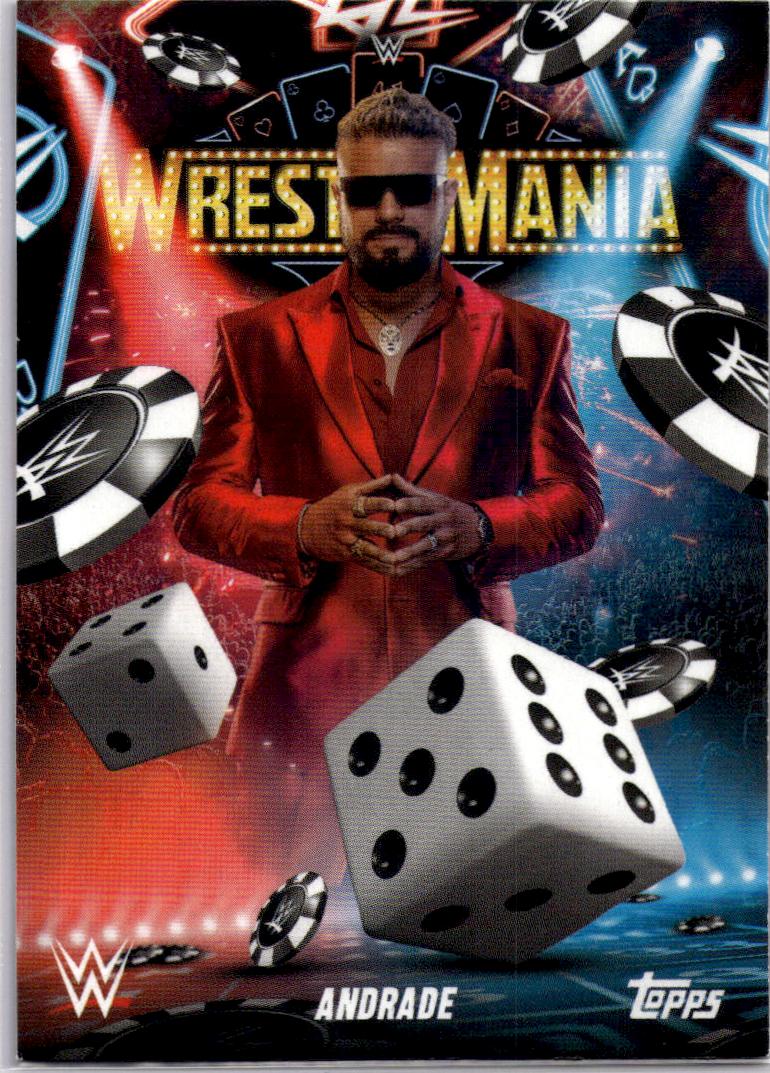 2025 Topps WWE WrestleMania 41 (Las Vegas Exclusive) #WM-34 Andrade