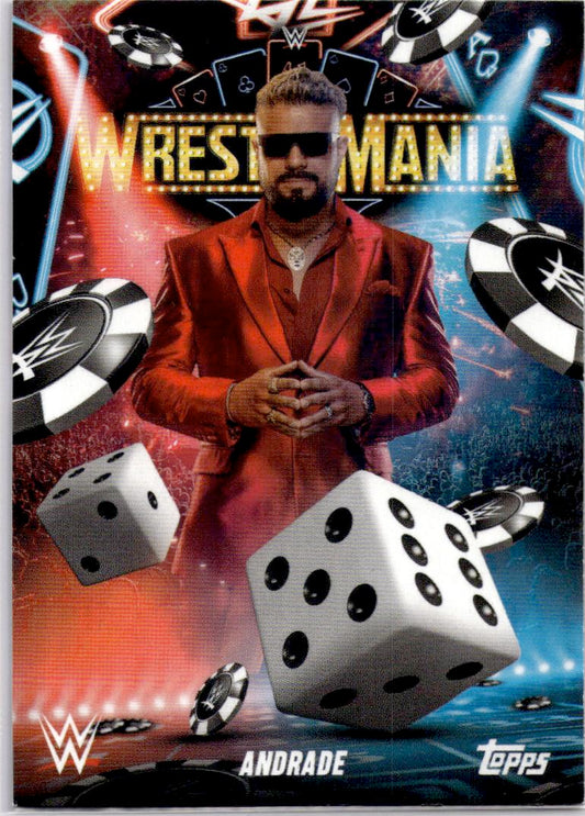 2025 Topps WWE WrestleMania 41 (Las Vegas Exclusive) #WM-34 Andrade