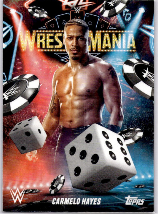 2025 Topps WWE WrestleMania 41 (Las Vegas Exclusive) #WM-20 Carmelo Hayes