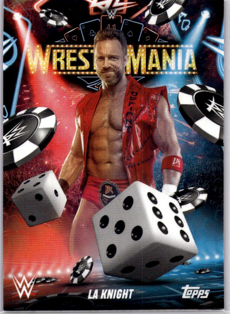 2025 Topps WWE WrestleMania 41 (Las Vegas Exclusive) #WM-50 LA Knight
