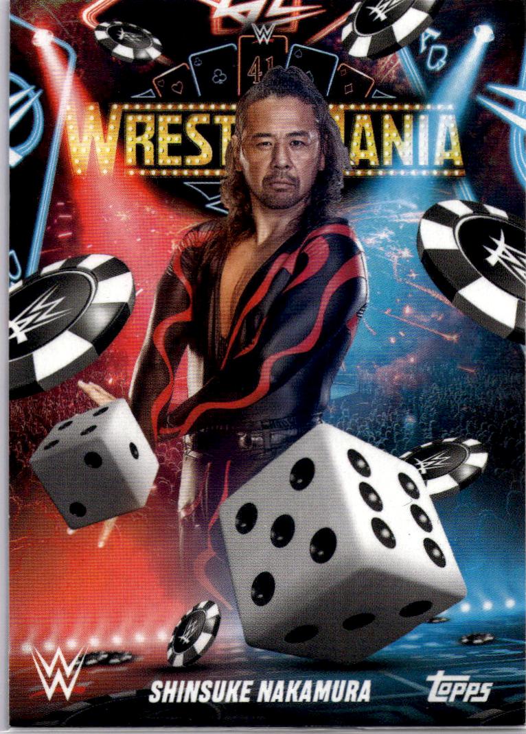 2025 Topps WWE WrestleMania 41 (Las Vegas Exclusive) #WM-37 Shinsuke Nakamura