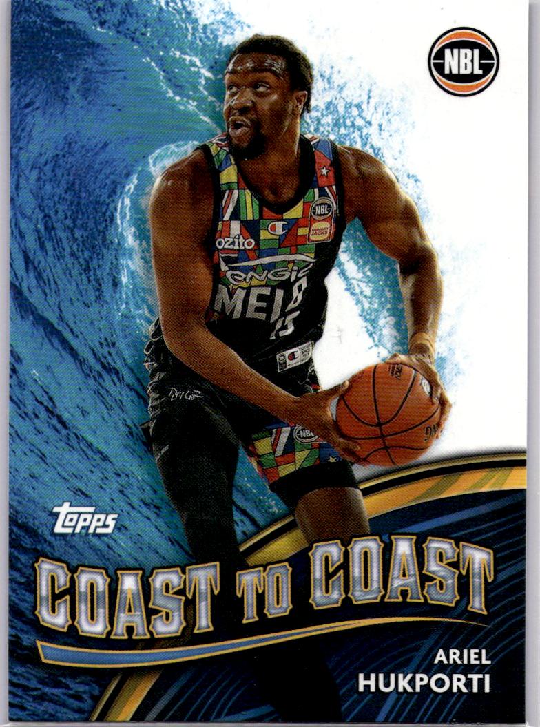 2023-24 Topps NBL #CC-6 Ariel Hukporti Coast to Coast