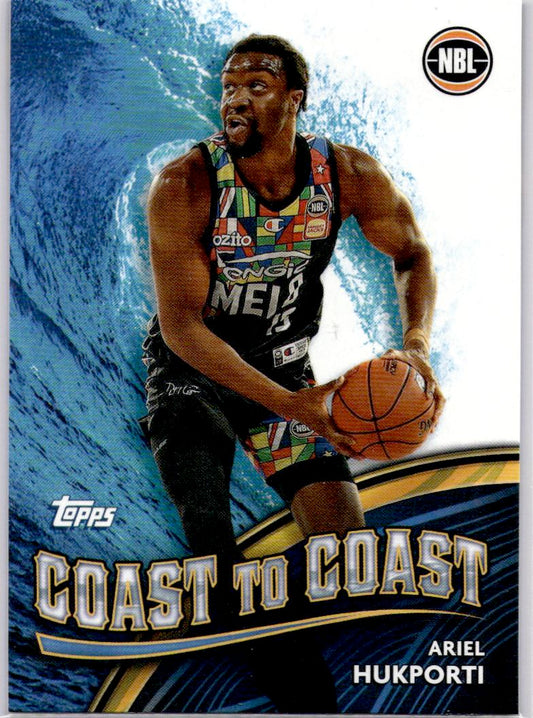 2023-24 Topps NBL #CC-6 Ariel Hukporti Coast to Coast