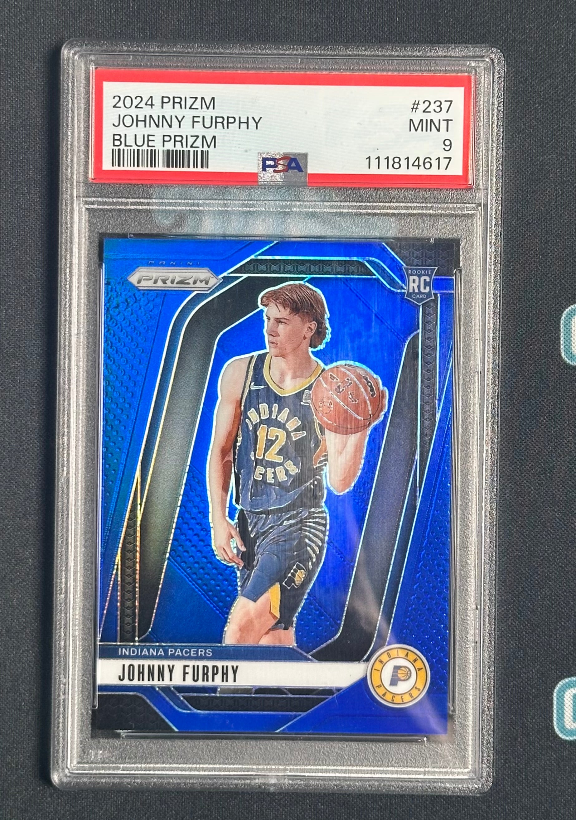 2024-25 Prizm Johnny Furphy Blue Prizm PSA 9