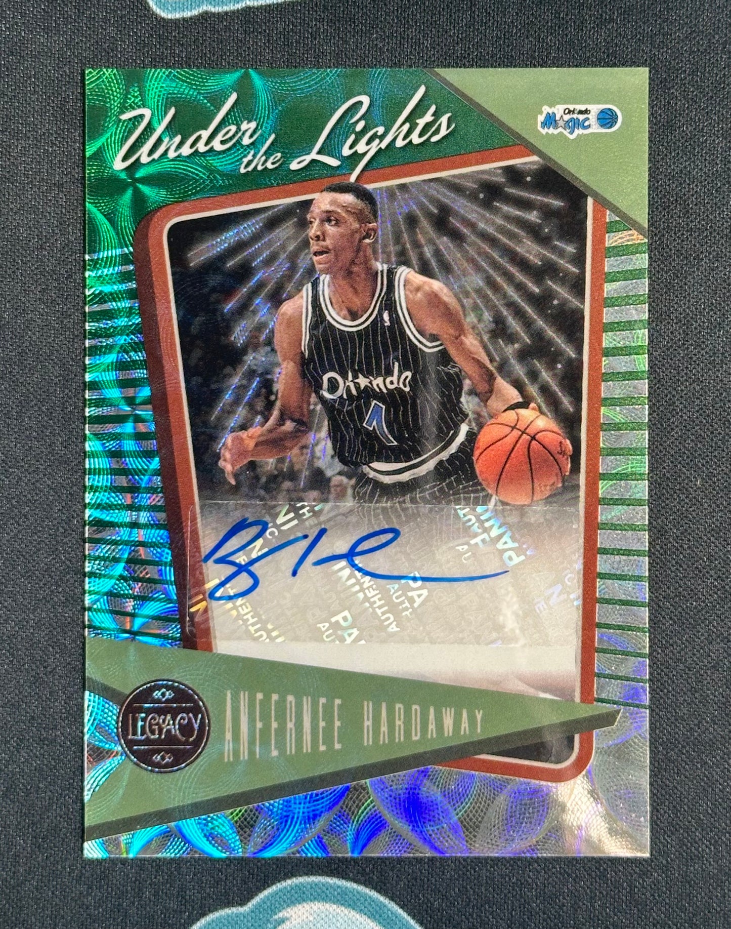 2022-23 Panini Chronicles Anfernee Hardaway Under the Lights Autographs Silver