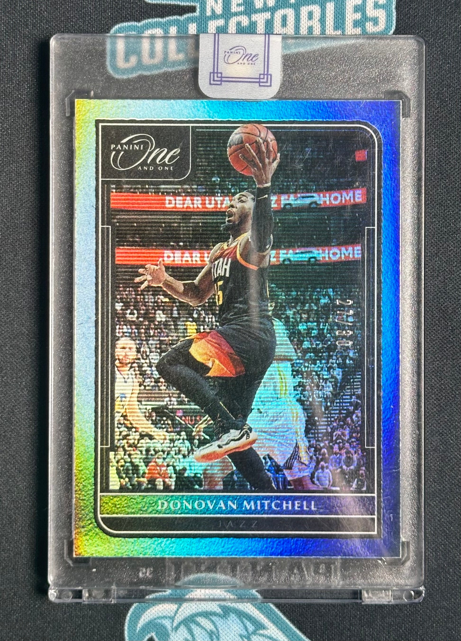 2021-22 Panini One and One #10 Donovan Mitchell Blue #/30