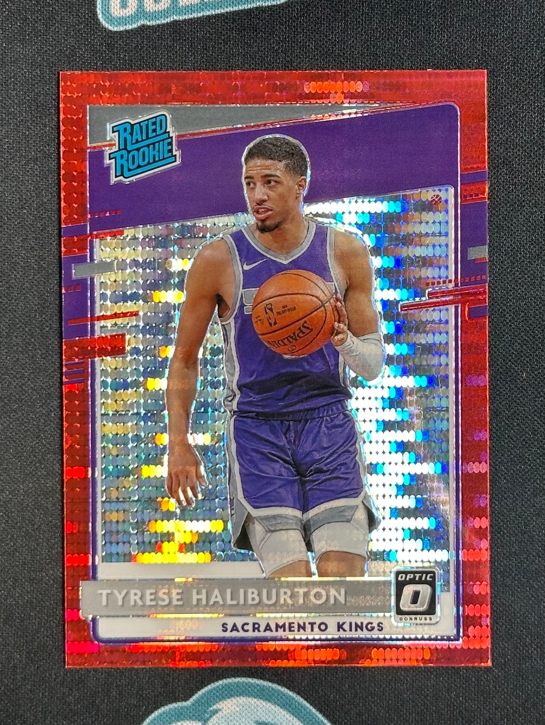 2020-21 Donruss Optic #162 Tyrese Haliburton Red Pulsar