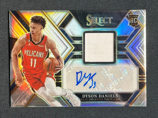 2022-23 Panini Select #RJA-DYD Dyson Daniels Rookie Jersey Autographs #/199