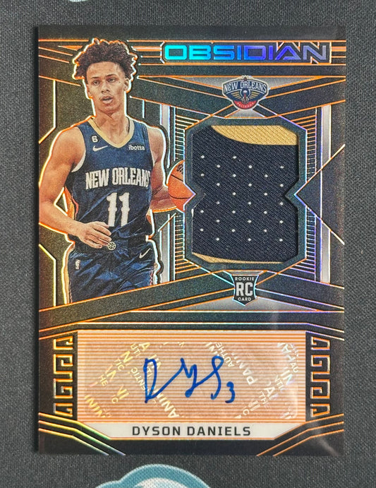 2022-23 Panini Obsidian #234 Dyson Daniels Electric Etch Orange #/35
