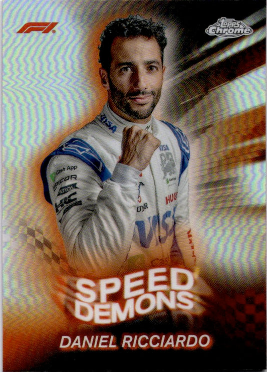 2024 Topps Chrome Formula 1 #SD-18 Daniel Ricciardo Speed Demons