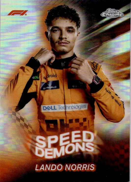 2024 Topps Chrome Formula 1 #SD-7 Lando Norris Speed Demons