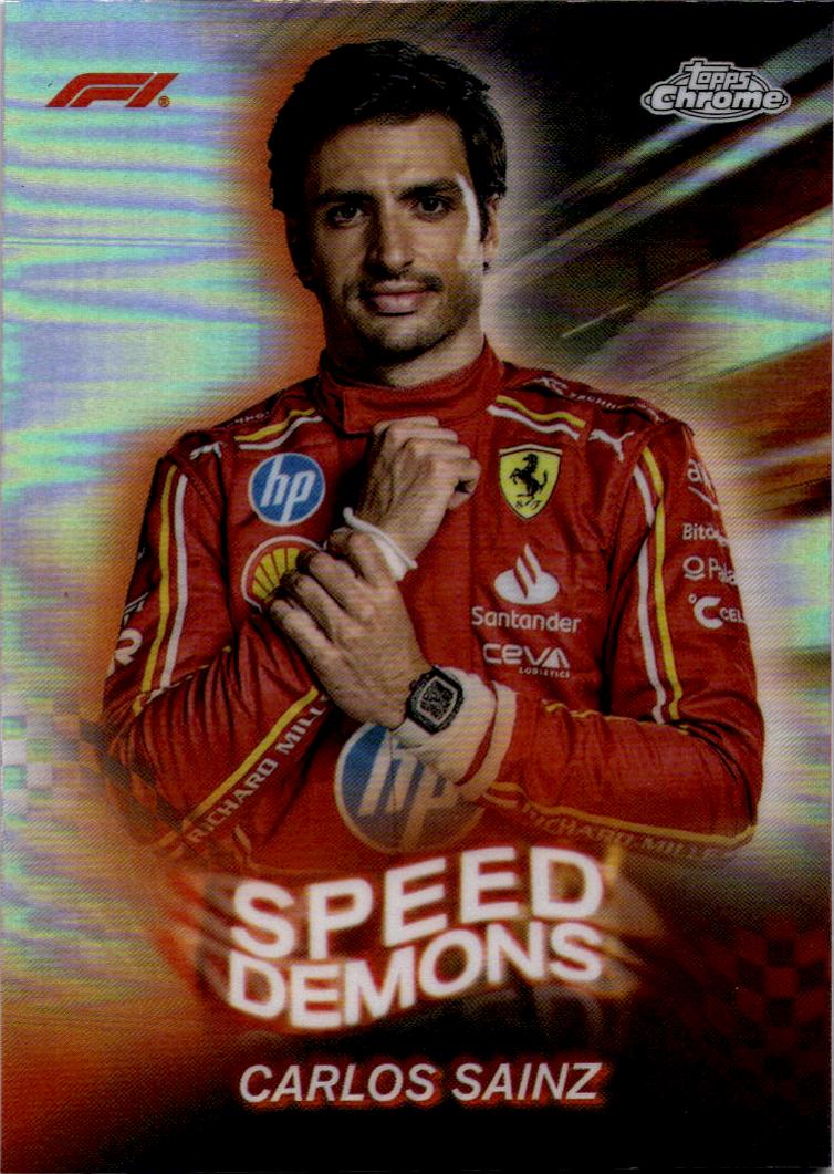 2024 Topps Chrome Formula 1 #SD-4 Carlos Sainz Speed Demons