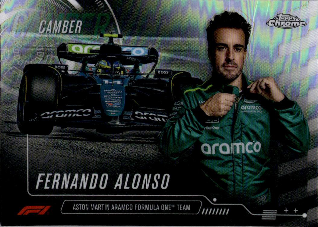 2024 Topps Chrome Formula 1 #CAM-5 Fernando Alonso Camber
