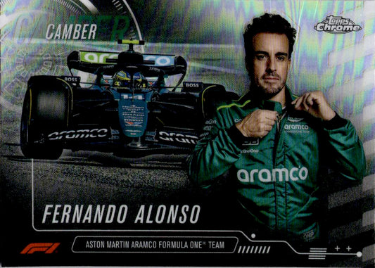 2024 Topps Chrome Formula 1 #CAM-5 Fernando Alonso Camber