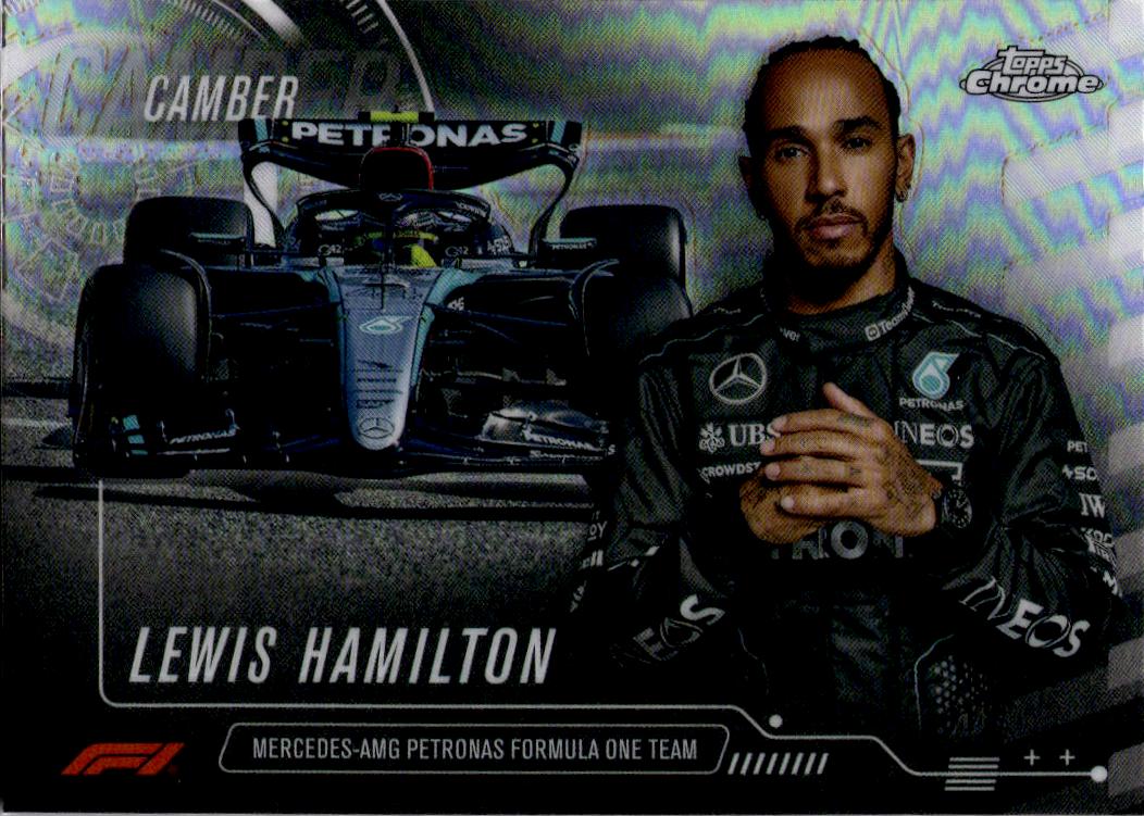 2024 Topps Chrome Formula 1 #CAM-3 Lewis Hamilton Camber