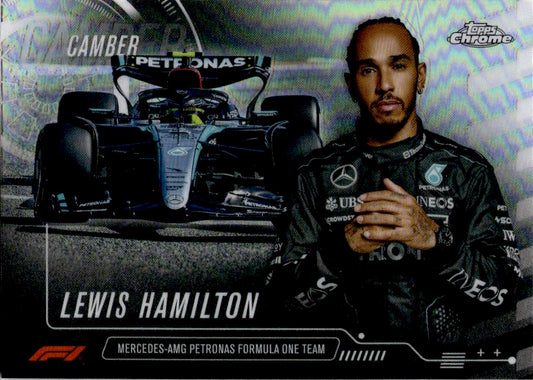 2024 Topps Chrome Formula 1 #CAM-3 Lewis Hamilton Camber