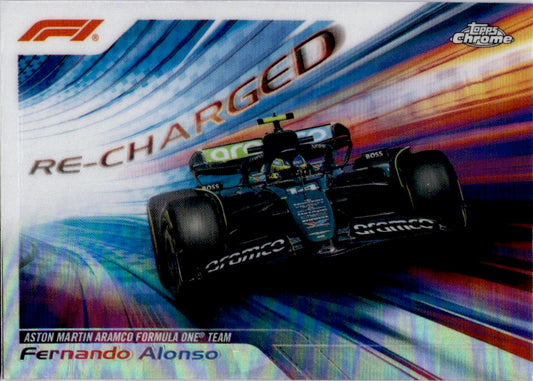 2024 Topps Chrome Formula 1 #RECH-1 Fernando Alonso Re-Charged