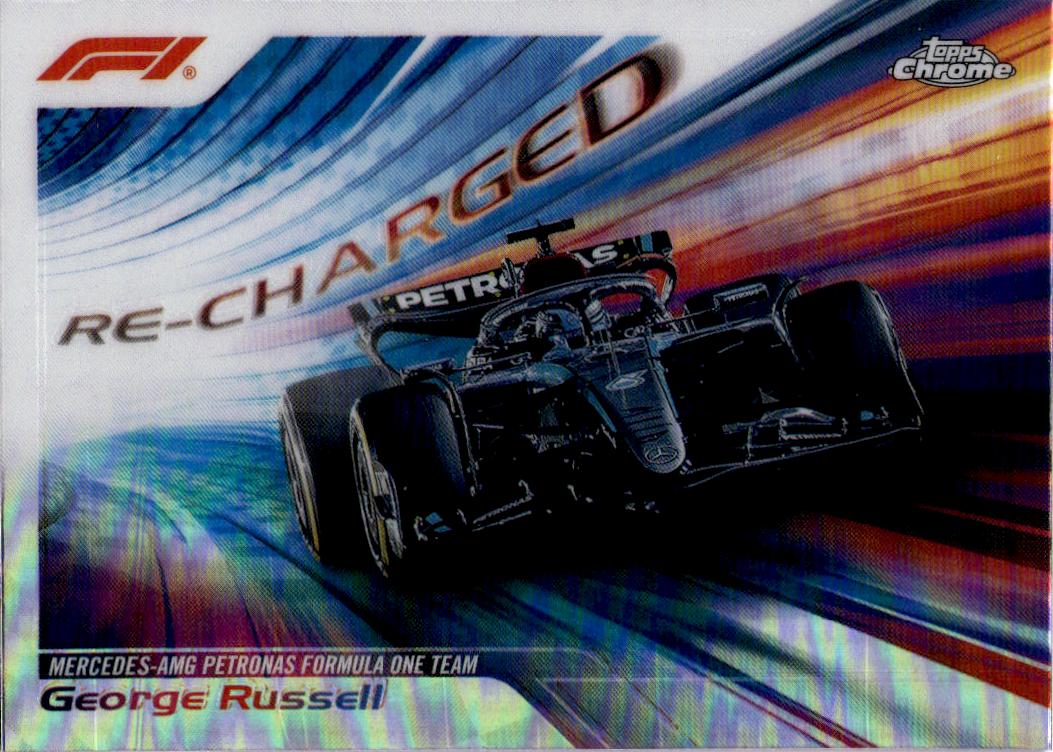 2024 Topps Chrome Formula 1 #RECH-5 George Russell Re-Charged