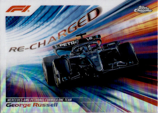 2024 Topps Chrome Formula 1 #RECH-5 George Russell Re-Charged