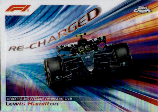 2024 Topps Chrome Formula 1 #RECH-6 Lewis Hamilton Re-Charged