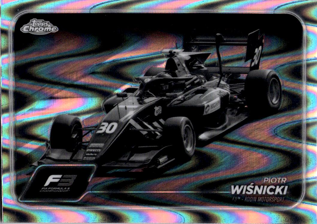2024 Topps Chrome Formula 1 #144 Piotr Wisnicki B&W RayWave Refractors