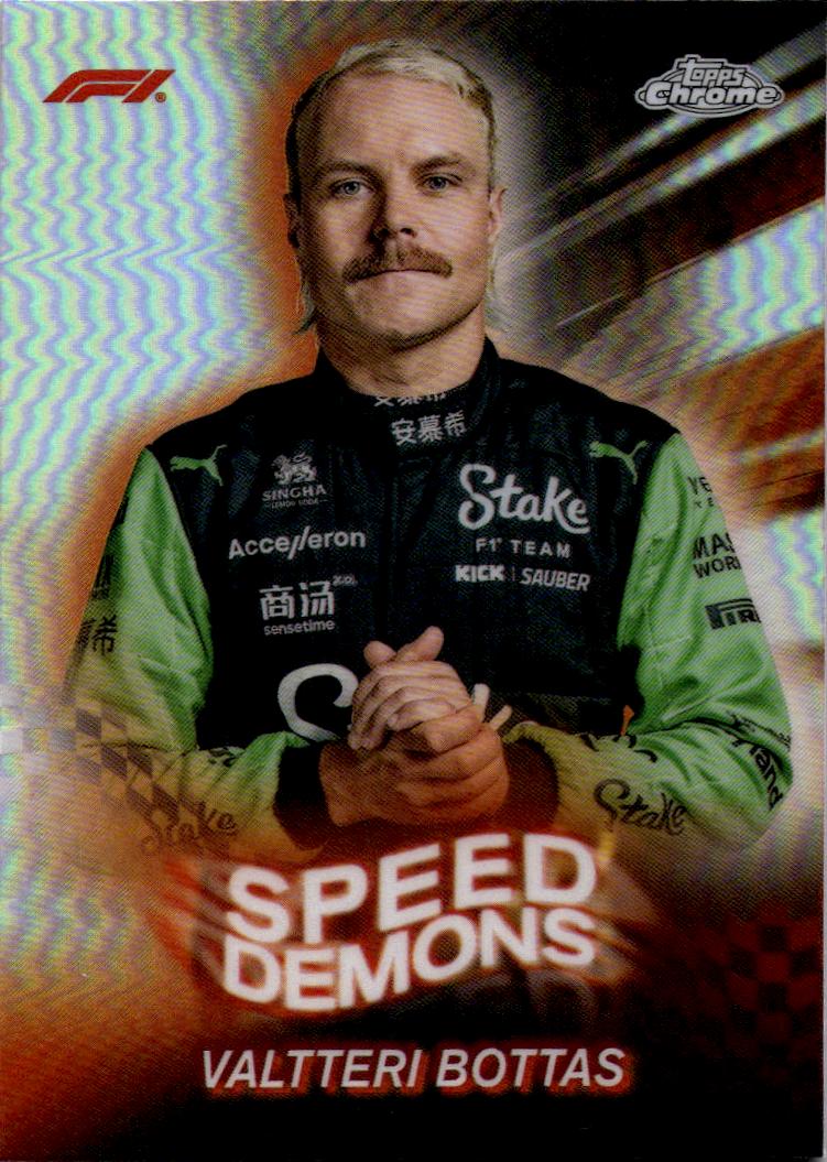 2024 Topps Chrome Formula 1 #SD-13 Valtteri Bottas Speed Demons