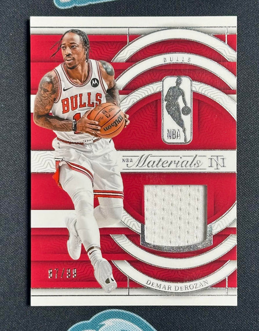 2023-24 Panini National Treasures #NM-DEM DeMar DeRozan NBA Materials #/99