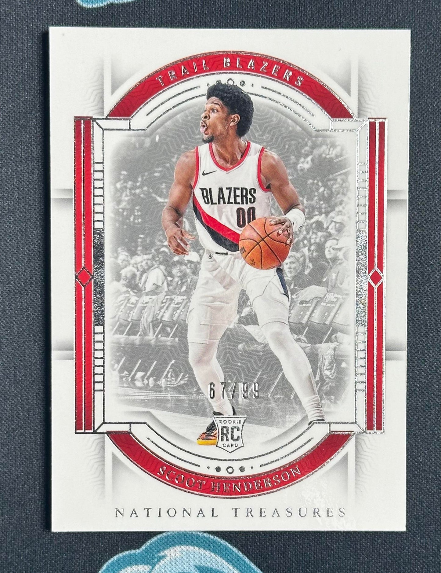 2023-24 Panini National Treasures #76 Scoot Henderson #/99
