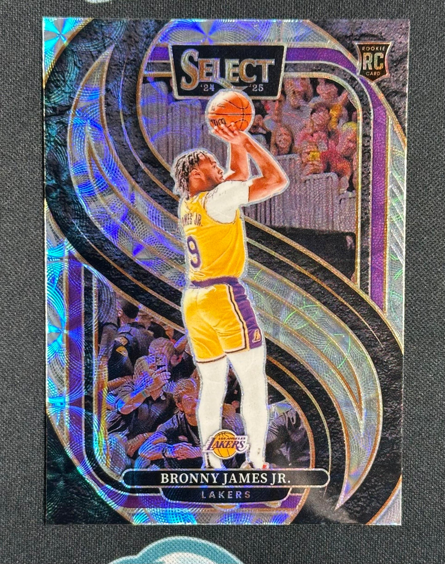 2024-25 Panini Select #179 Bronny James Jr. Scope Prizm
