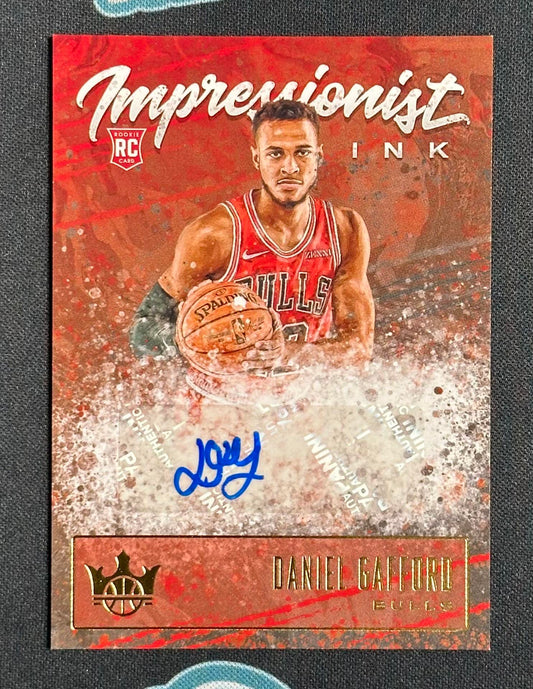 2019-20 Panini Court Kings #II-DGA Daniel Gafford Impressionist Ink #/179