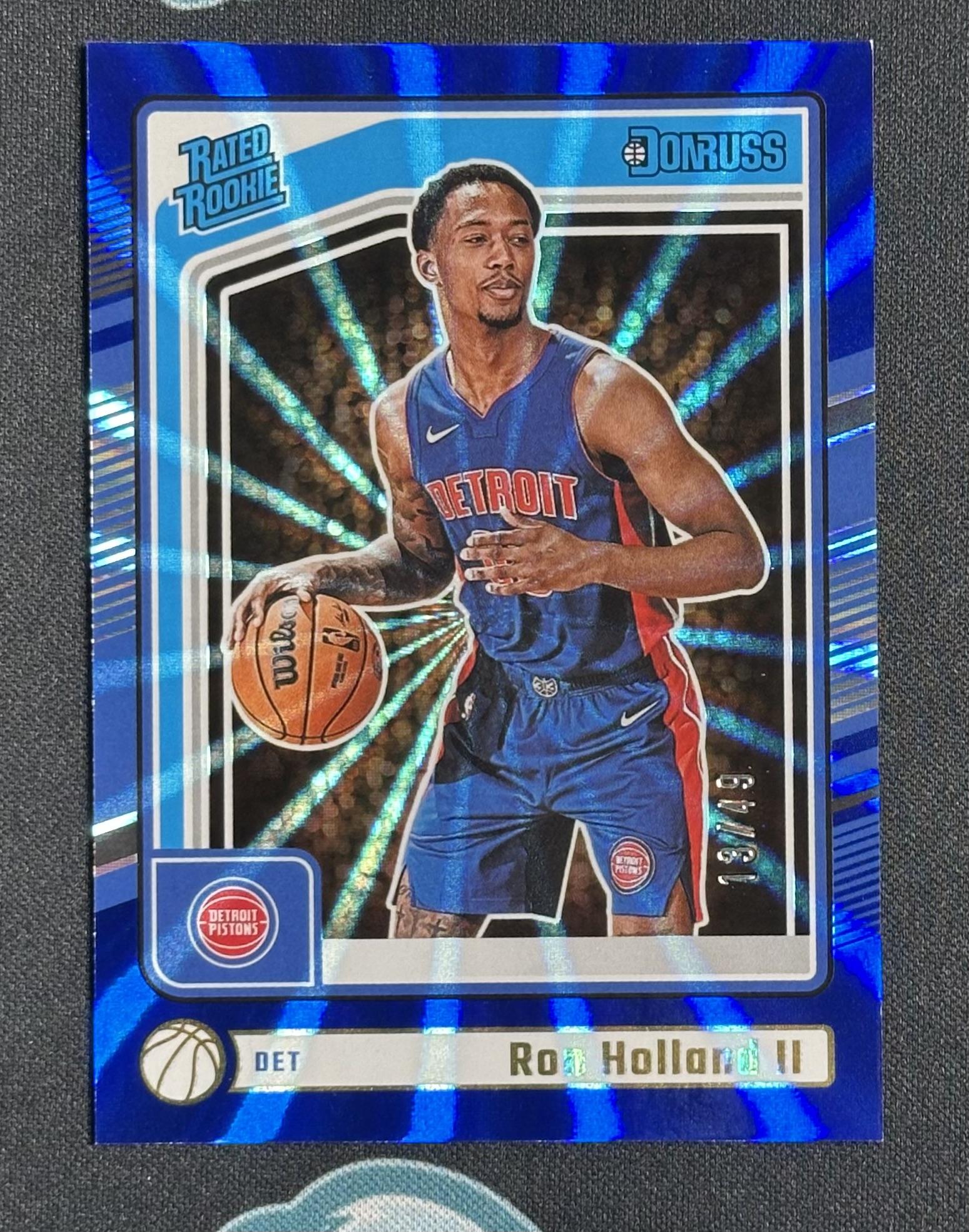 2024-25 Donruss #236 Ron Holland II Choice Blue #/49