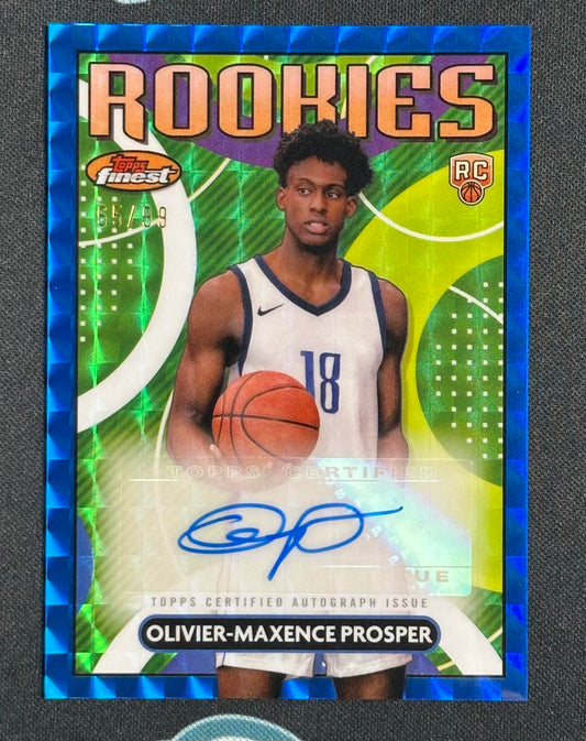 2023-24 Finest Olivier-Maxence Prosper Rookie Finest Autographs Refractors /99