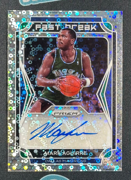 2021-22 Panini Prizm #FB-MAG Mark Aguirre Fast Break Autographs