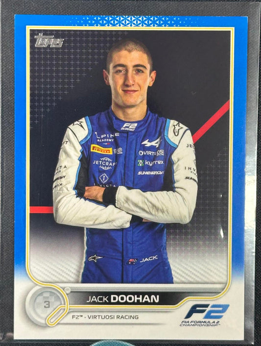 2022 Topps Formula 1 #79 Jack Doohan Blue #/99