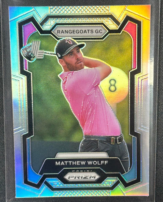 2024 Panini Prizm LIV #11 Matthew Wolff Silver