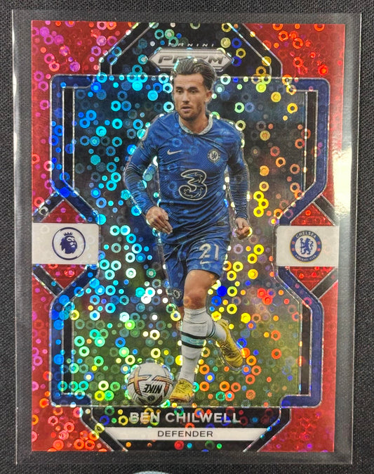 2022-23 Panini Prizm Premier League #117 Ben Chilwell Breakaway Red #/49