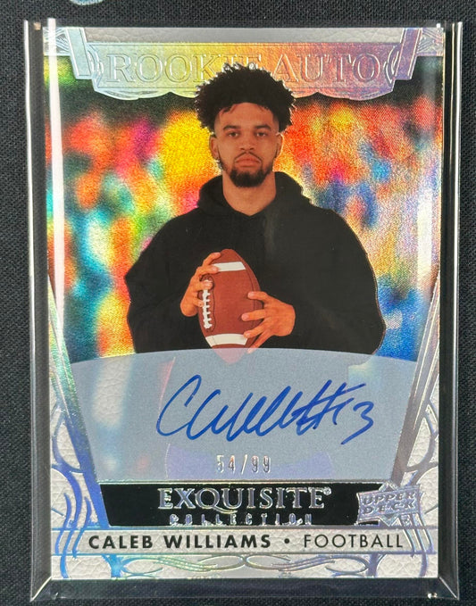 2023 Upper Deck Caleb Williams Exquisite Collection Rookie Autographs /99