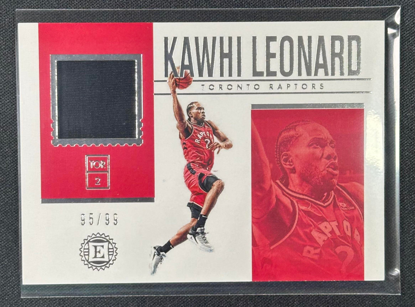 2018-19 Panini Encased #M-KL Kawhi Leonard Materials #/99