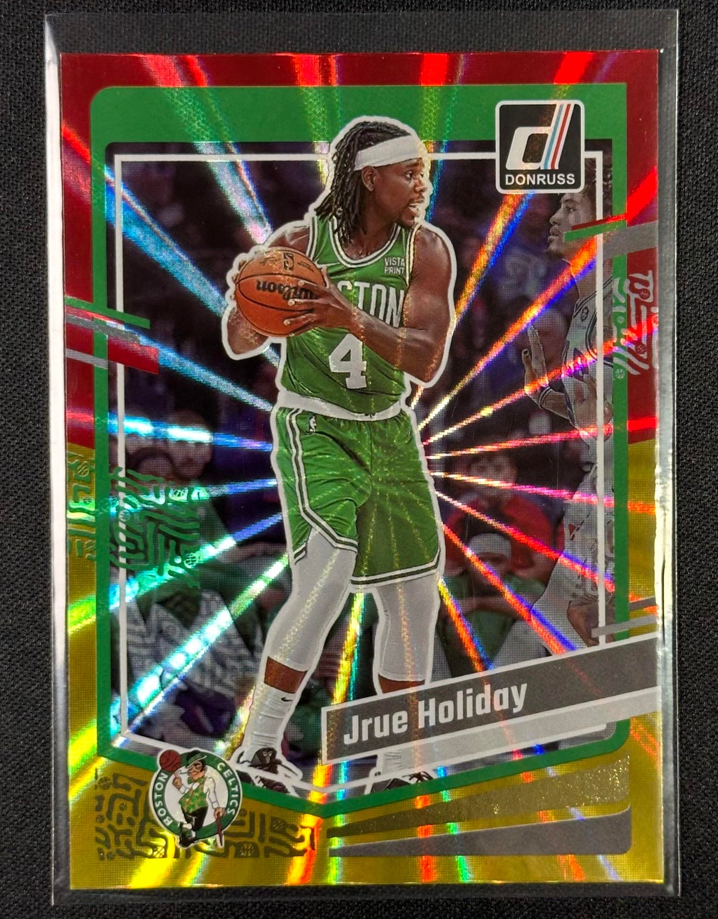 2023-24 Donruss #142 Jrue Holiday Red and Gold Laser Holo